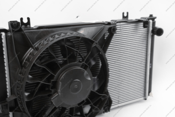 Радиатор охлаждения + радиатор кондицион.с 1 эл.вент. и патрубками МКПП в сборе нов.обр. ВАЗ-2190 2015- Lada LADA 21907130000814