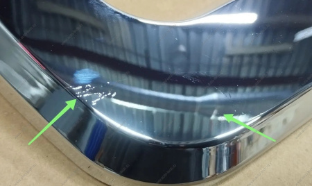 РОЗНИЦА Молдинг новый LADA Largus (FL) NEW переднего бампера нижний левый Царапина (хром) Россияжний левый Царапина (хром) Россия Россия 8450090636