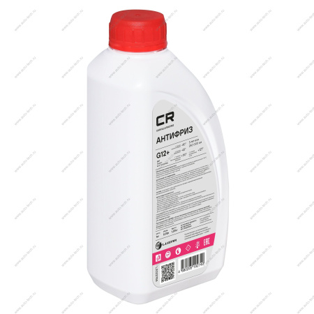Антифриз CR G12+ OAT -40°С, красный, готовый, 1кг/0.94л L2022755 Carville Racing L2022755