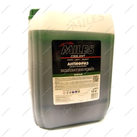 Антифриз G11 зеленый 10кг. MILES Miles AFGR010