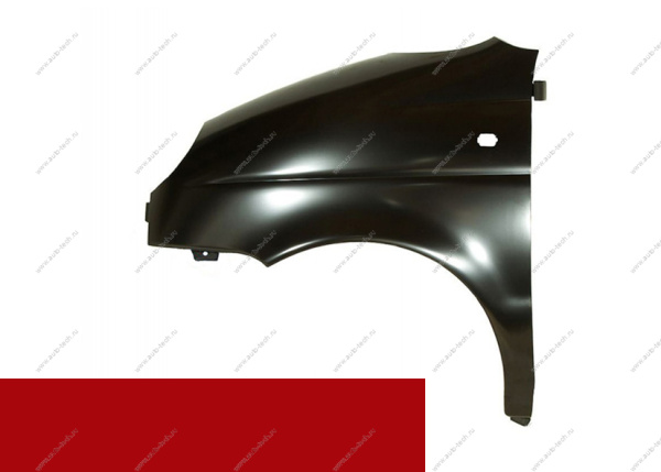 Крыло переднее левое крашеное DAEWOO Matiz с 01-05г Красный GGE Api Api DAMA01-W0FWH-L-GGE