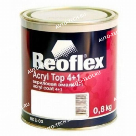 Автоэмаль REOFLEX акриловая 4+1 защитная матовая 303 0,8кг REOFLEX 303-2