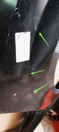 Боковина задняя левая (крыло) (с окном) (черный грунт) LADA Largus/Лада Ларгус (универсал) RENAULT RENAULT 6001548804