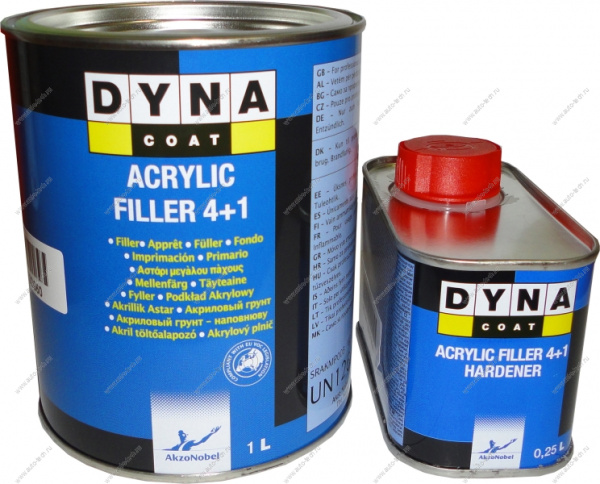 Грунт 4+1(серый 1л DYNACOAT DYNACOAT 000