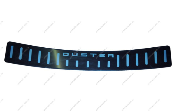 Накладка заднего бампера RENAULT Duster/Рено Дастер (хромированная) под дверь багажника на бампере Renault RENAULT 849933883R