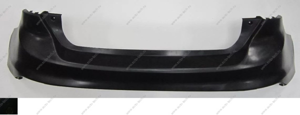 Бампер задний Ford Focus 3 х/б крашеный Tuxedo Black Metallic UH/M7211A Китай  1743130-UH/M7211A