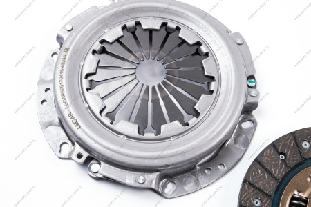 Комплект сцепления Renault Logan, Sandero I/II 1.6 K7M, Lada Largus 1.6 K7M 200 мм, 26 шлицов,трос. привод, с выжимным подшипником (в упак. LECAR) Lada LADA LECAR000170416