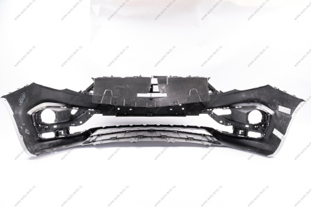 Бампер передний без отверстий под датчики системы парковки в цвет 691 Платина (Серебристый) LADA Vesta FL Lada LADA 8450040054-691