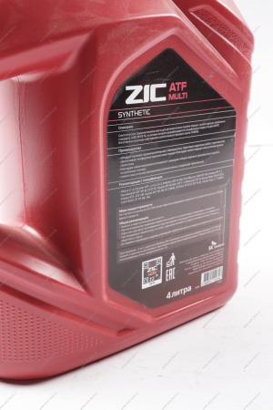 Масло трансмиссионное ATF Multi Vehicle (АКПП) 4л ZIC ZIC 162628