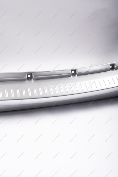 Бампер задний LADA Largus/Лада Ларгус крашеный 691 Платина (Серебристый) Lada LADA 8450000256-691