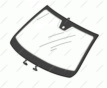 Стекло LADA Vesta/Веста ветровое 4D Sed / 5D Hbk / 5D Wag с з/п тонир. КМК KMK GLass LADT0003