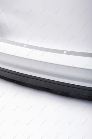 Бампер задний (FL) LADA GRANTA 2018- (седан) краш в цвет 221 Ледников (белый) низ не краси Кампласт Кампласт 8450103787-221