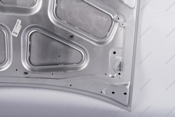 Капот LADA Largus/Лада Ларгус крашеный 691 Платина (Серебристый) с герметиком, герметик только по шву Начало НАЧАЛО 6001546685-691