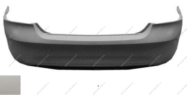 Бампер задний Ford Focus 2 седан крашеный White Platinum Tricoat UG/M7204A Китай  FDFOC08-640-UG/M7204A