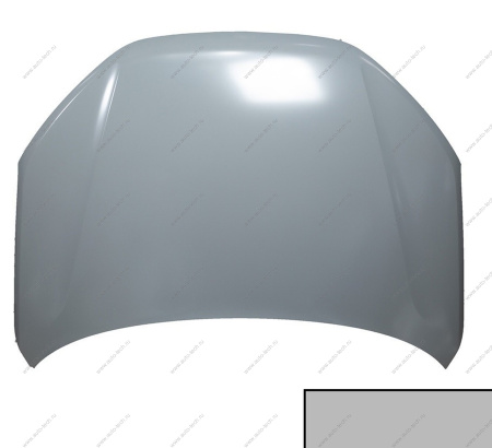 Капот (FL) LADA GRANTA 2018- крашеный в цвет 691Платина серебристый АвтоВАЗ LADA 8450104269-691