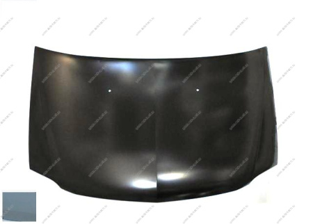 Капот RENAULT Logan/Рено Логан крашеный F98 Vert opaline Серебристый фаза 1 Начало НАЧАЛО 6001546685-F98