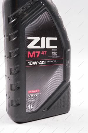 Масло моторное ZIC M7 4T 10W-40 синтетическое 1 л 132027 ZIC 132027