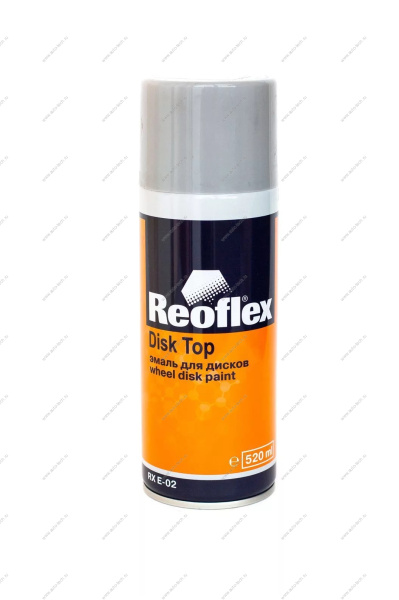 Эмаль REOFLEX для дисков серебристая 1K аэрозоль 520 мл REOFLEX 25302