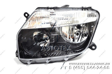 Фара RENAULT Duster левая 4X2 серебро под корректор Atek  41161111