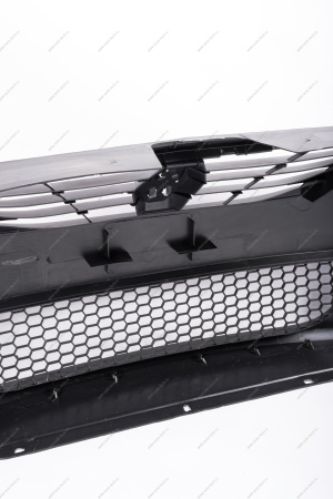 Бампер передний RENAULT Logan/Рено Логан без птф после (шершавый) 2010 (+решетка нижняя +верхняя) Gamma GAMMA GM-BF-13393