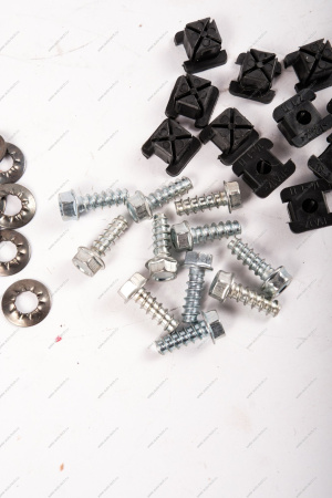 Держатели(клипсы) пыльника дв-ля (комплект) ВАЗ-2108 (саморезы,клипсы,шайбы)(10+10+10) Белзан БелЗАН 21080-2802022/23 клипсы