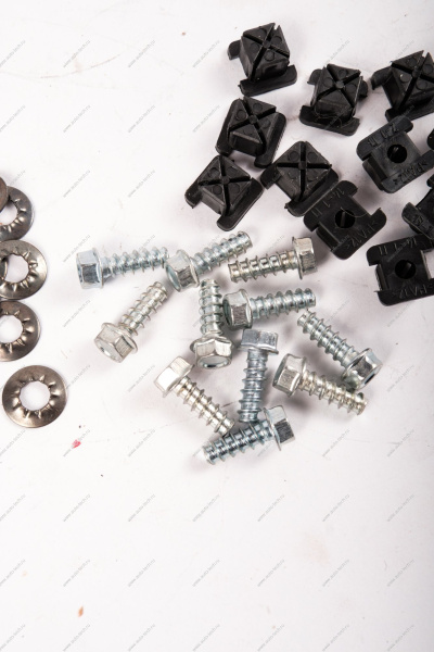 Держатели(клипсы) пыльника дв-ля (комплект) ВАЗ-2108 (саморезы,клипсы,шайбы)(10+10+10) Белзан БелЗАН 21080-2802022/23 клипсы