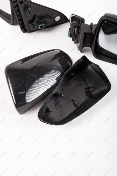 Зеркало LADA Vesta левое+ правое в сборе с накладкой под покраску электропривод , обогрев с повторит поворота в стиле Лексус (тонирован) к-т MIRR MIRR 8450008044+8450030954-тон