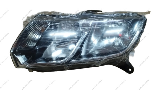УЦЕНКА Фара левая новая RENAULT Logan 2014-/Largus FL лампа H7 676512.127/260609450R ( Отломоно одно боковое крепление ) Renault RENAULT 260607796R