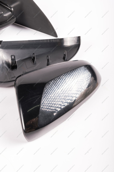 Зеркало LADA Vesta левое+ правое в сборе с накладкой под покраску электропривод , обогрев с повторит поворота(белые) в стиле Лексус к-т( MIRR MIRR 8450008044+8450030954