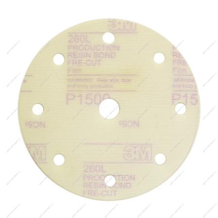 SIAdrive абразивный материал в кругах 9отв d-125 P500 Sia Т6807,0060,6/1
