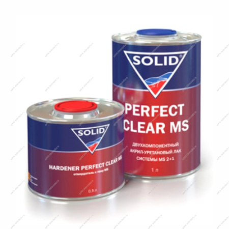 Лак 2+1 MS SOLID с отв 1л+0,5л(321,1500) Solid 3211500