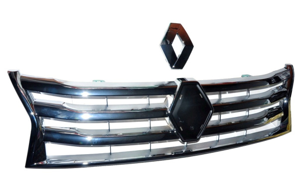Решетка радиатора хром RENAULT Duster/Рено Дастер/Duster 2015- ST-RND1-093M-A0/FCR210257 без эмблемы Francecar FRANCECAR FCR210257
