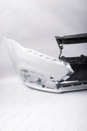 Бампер LADA Largus (FL) NEW передний с буксирной проушиной крашеный в цвет 221 Ледниковый (Белый) Lada LADA 8450091522-221