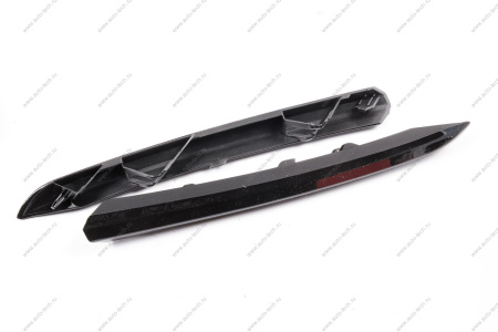 Молдинг переднего бампера к-т 4шт (черный глянец) LADA Vesta FL Россия Россия 8450040050+51+52+53 черны