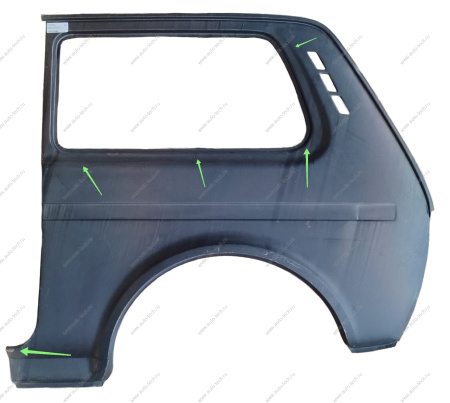 Крыло ВАЗ-2121-21214 заднее левое Тольятти Тольятти 21210840401563