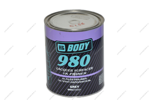 Грунт-наполнитель 980 серый 1кг Body Body 980.07.0000.1