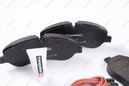 Тормозные колодки дисковые передн. Ford Transit VIII 13- (с задними одинарными шинами) MARSHALL Marshall M2625602