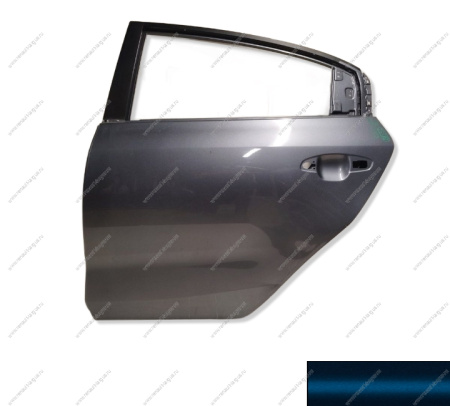 Дверь задняя левая крашеная KIA RIO седан 2021- (BE7 - GALAXY BLUE) Китай CHINA 77003H0000-BE7