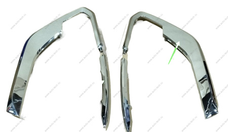 Молдинг переднего бампера к-т 4шт (хром) LADA Vesta FL Россия Россия 8450040050+51+52+53 хром