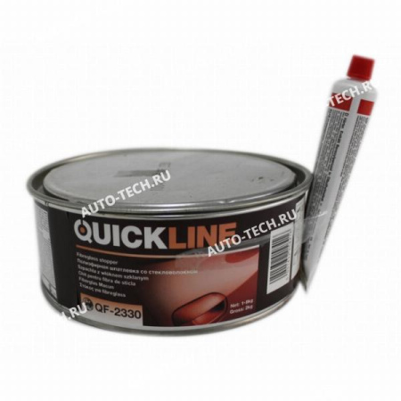 Шпатлевка QUICKLINE со стекловолокном 1,8кг Quickline QF-2330/S1.8к