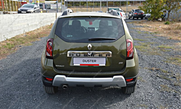 Бампер задний RENAULT Duster крашеный Хаки DNP 2010- Api Api 850220033R-DNP