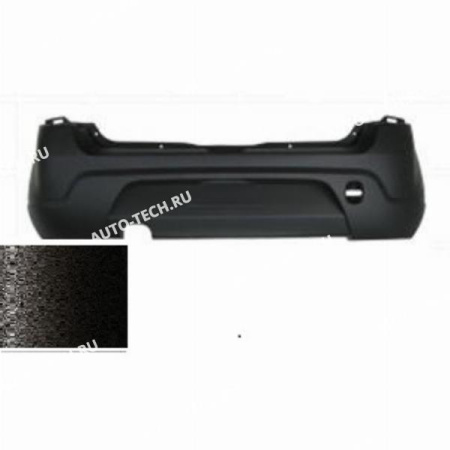 Бампер задний RENAULT Sandero крашеный Noir nachre 676 Черная жемчужина 2008-2013 BodyParts Bodyparts 8200735456-676