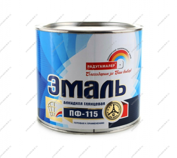 Эмаль ПФ-115 Черная (ТОР) б/20кг VIKA МЛ-1110 ПФ-115