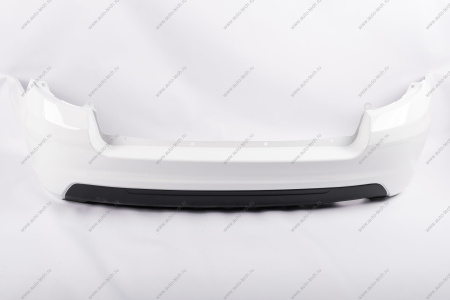 Бампер задний (FL) LADA GRANTA 2018- (седан) крашеный в цвет низ не красится 240 Белое облако (белый) (без отв под парктроник) АвтоВАЗ LADA 8450103787-240-с полосой