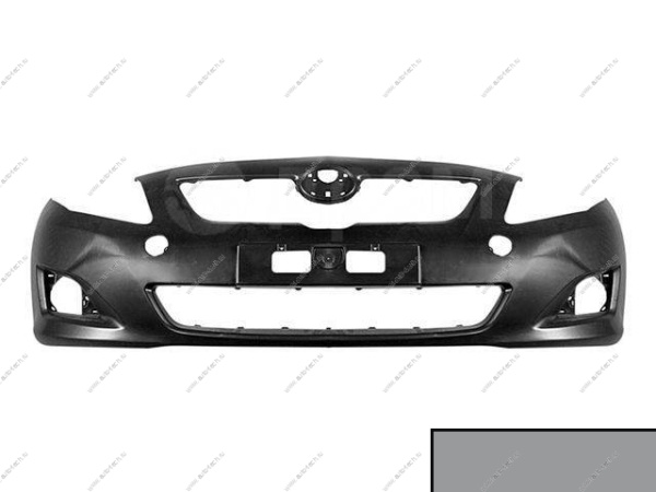 Бампер передний крашеный TOYOTA COROLLA под ПТФ 2007-2010 (1F7 - ULTRA SILVER) TYG TYG 5211912948-1F7