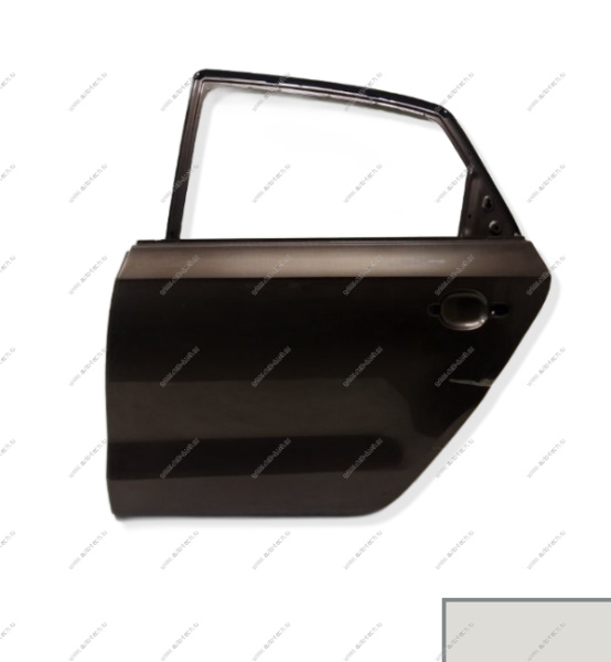 Дверь задняя левая крашеная VW POLO (седан) 2010-2020 (B4 - CANDY WHITE) Китай CHINA 6RU833055D-B4