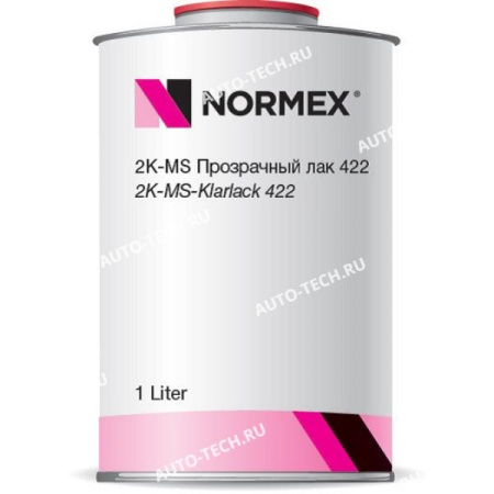 NORMEX 2K MS Прозрачный лак(421) 2*1 1л + отв.(820)0,5л NORMEX 933110174