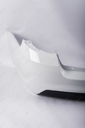 Бампер задний (FL) LADA GRANTA 2018- (седан) краш в цвет 221 Ледников (белый) низ не краси АвтоВАЗ АвтоВАЗ 8450103787-221