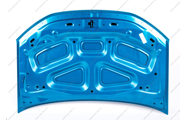 Капот LADA Largus (FL)/Cross (FL) крашеный в цвет 498 Лазурно синий ( Cеребристый темно-синий), герметик только по шву Lada LADA 8450013078-498