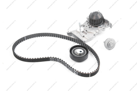 Ремень ГРМ+ ролик 22*D73 (самонатяжной) +водяной насос дв K7M Lada Largus (Gates KP15662XS) RENAULT 119A08413R